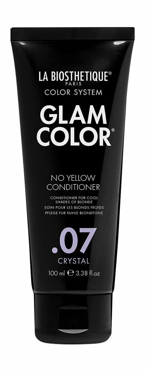 Кондиционер для окрашенных волос / La Biosthetique Glam Color No Yellow Conditioner .07 Crystal
