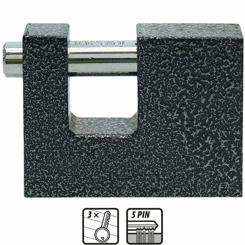 Замок навесной с закаленной дужкой 50 мм Pobedit 385₽