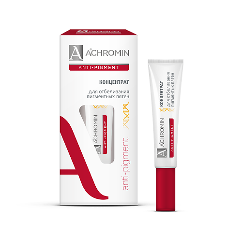 Achromin anti-pigment концентрат для отбеливания пигментных пятен 20 мл