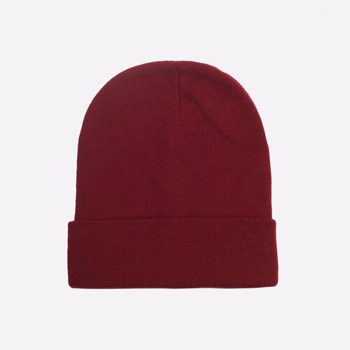 фото Шапка бини sneakerhead blank beanie, размер onesize, бордовый