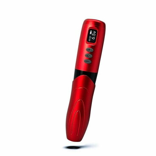 Беспроводная машинка ручка типа PEN для перманентного макияжа и тату Bronc MAGIC Wireless Tattoo Pen Red