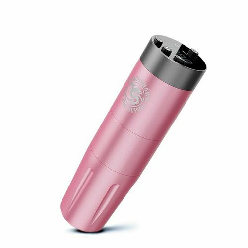 Беспроводная машинка ручка для тату и татуажа Dragonhawk X8 Tunable 4mm Stroke Pink розовый, pink