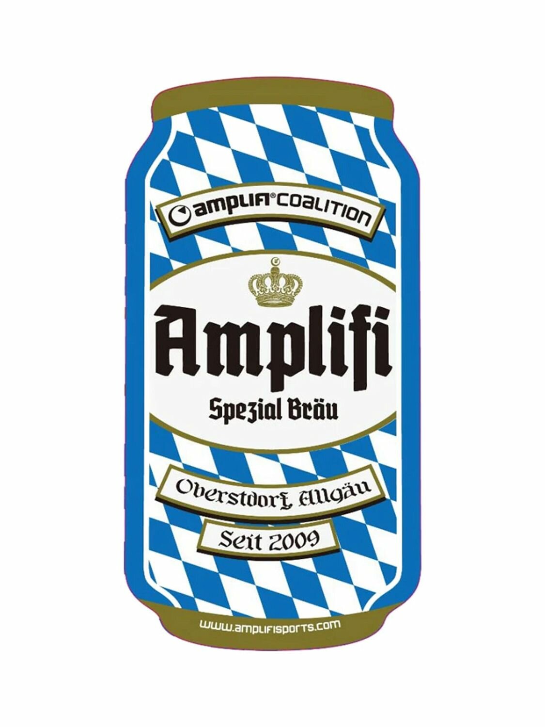 Наклейка на сноуборд Amplifi Can Stomp Triple Brew для сноуборда