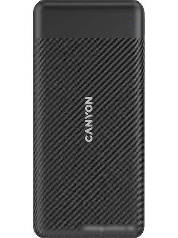 CANYON PB-109, Power bank 10000mAh Li-poly battery, Input Lightning &Type C : 5V/2A, 9V/2A PD 18W(Max), Output Type C 5V/3A,9V/2.2A,12V/1.5A 20W,