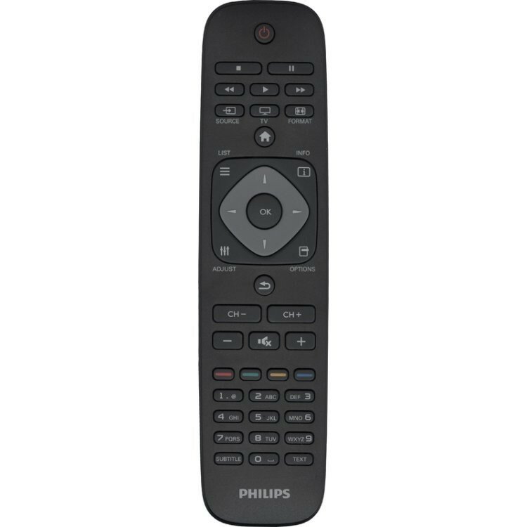 Пульт RC-996590003112 для телевизоров Philips 19PFL2908H-12S/26PFL2908H-60/32PFL3008H-12/39PFL3008T-12/40PFL3018H-12/50PFL3008T-12, черный