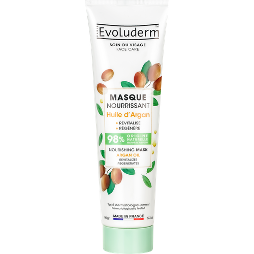 Маска для лица EVOLUDERM питательная с маслом арганы, 150г