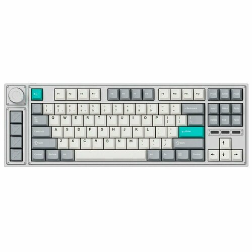 Клавиатура Keychron L3 Silver Gateron Jupiter Brown Switch