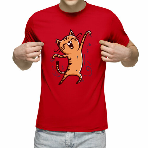 фото Футболка us basic, размер m, красный