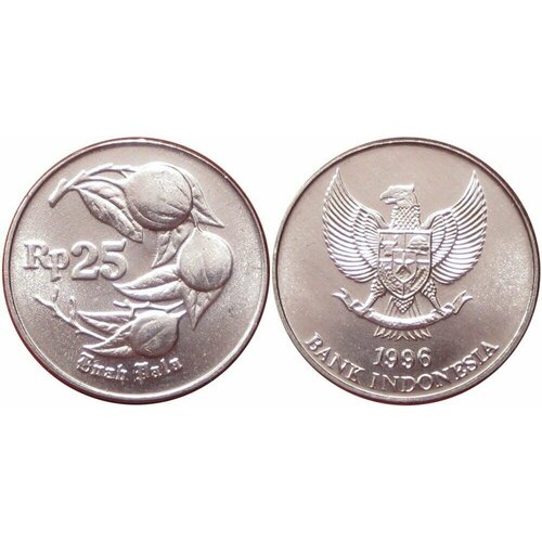 Индонезия 25 рупий, 1991-1996 UNC