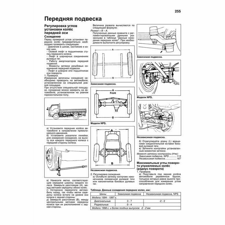 Книга Isuzu Elf/N-Series & Nissan Atlas 1993/99-2004 с дизельными двигателями 4JG2 (3,1... - фото №5