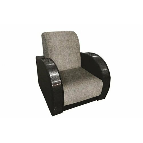 Кресло Антуан-1 - Бежевый рогожка Кожзам коричневый Венге шелк 23182₽