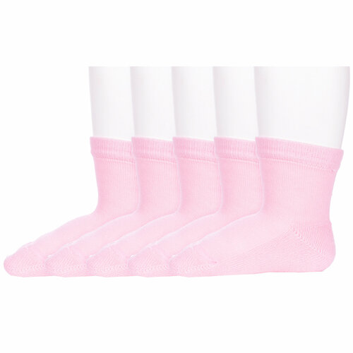 Носки LorenzLine 5 пар, размер 8-10, розовый носки lorenzline 10 пар размер 8 10 серый розовый