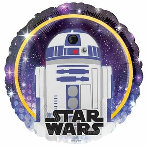 Шар фольгированный 18" Звездные Войны Дроид R2-D2