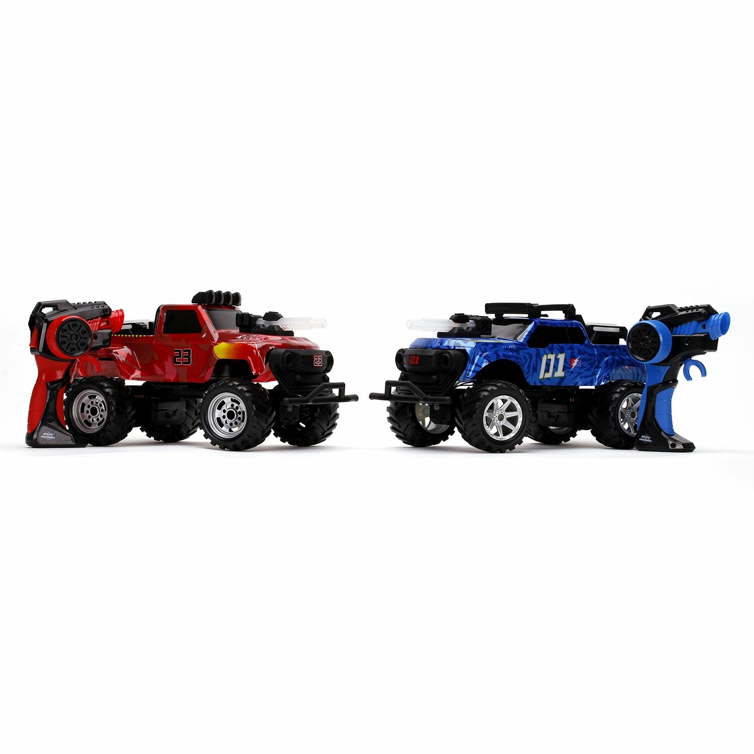 Набор машинок на радиоуправлении Jada Toys Battle Machines Trucks 1:16 Twin Pack