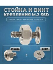 Стойка и винт крепления M.2 SSD