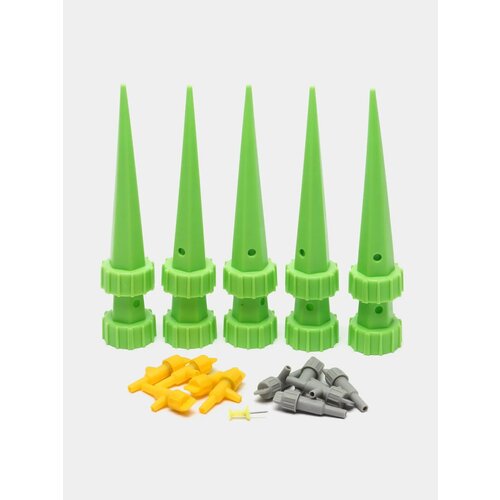 Автоматический капельный полив для комнатных растений Количество 10, Цвет Зеленый