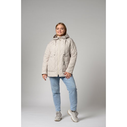 фото Куртка karmelstyle, размер 46, серый