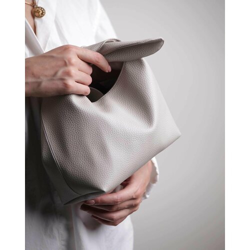 фото Сумка , фактура зернистая, бежевый 2jin