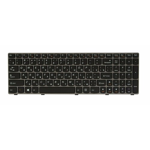 Клавиатура для ноутбука Lenovo V117020NS1 серая рамка