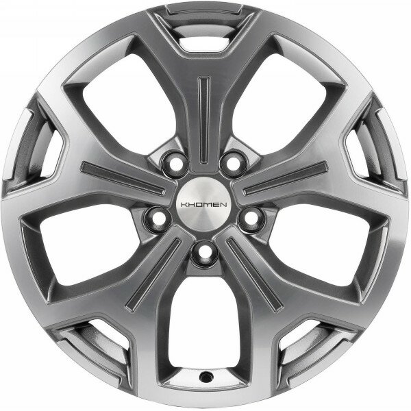 Колесный диск Khomen Wheels KHW1710 6,5x17 5*114,3 ET40 64,1 Gray-FP