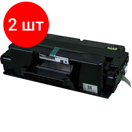 Комплект 2 штук, Картридж лазерный SAKURA 106R02304 чер. для Xerox P3320 барабан samsung d203 d205 d305 xerox 101r00555 106r02304 3 шт