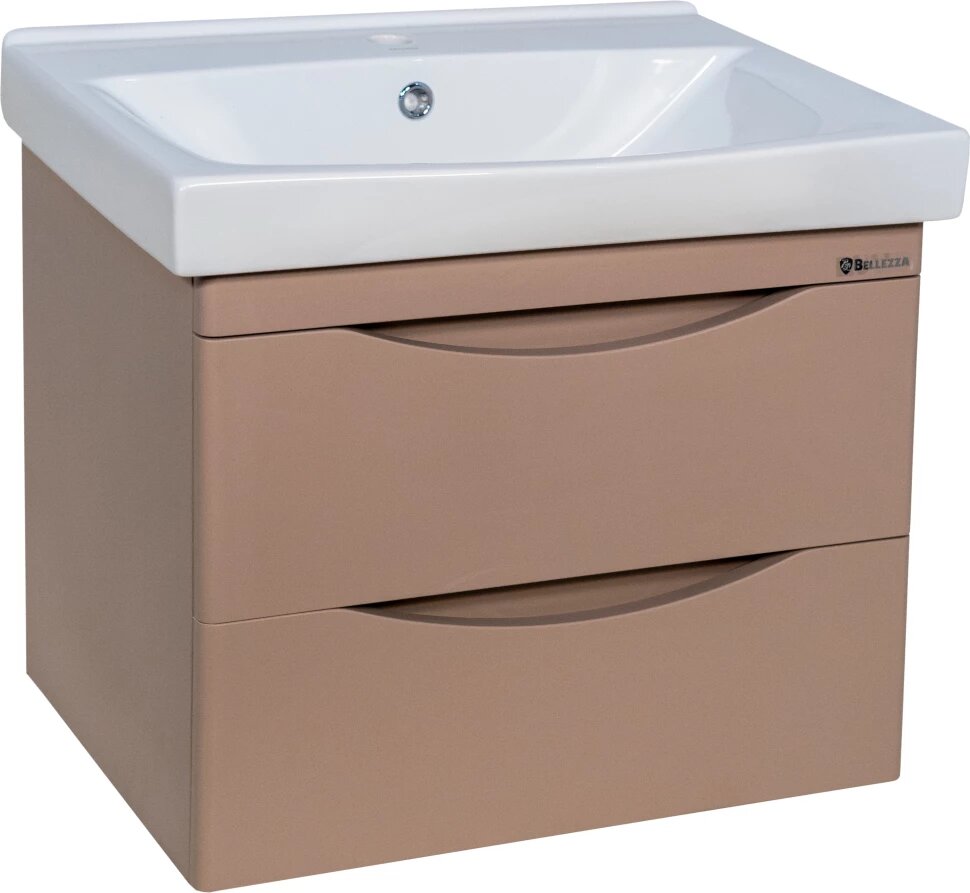 фото Тумба капучино 57 см Bellezza Санриса 4630109180455