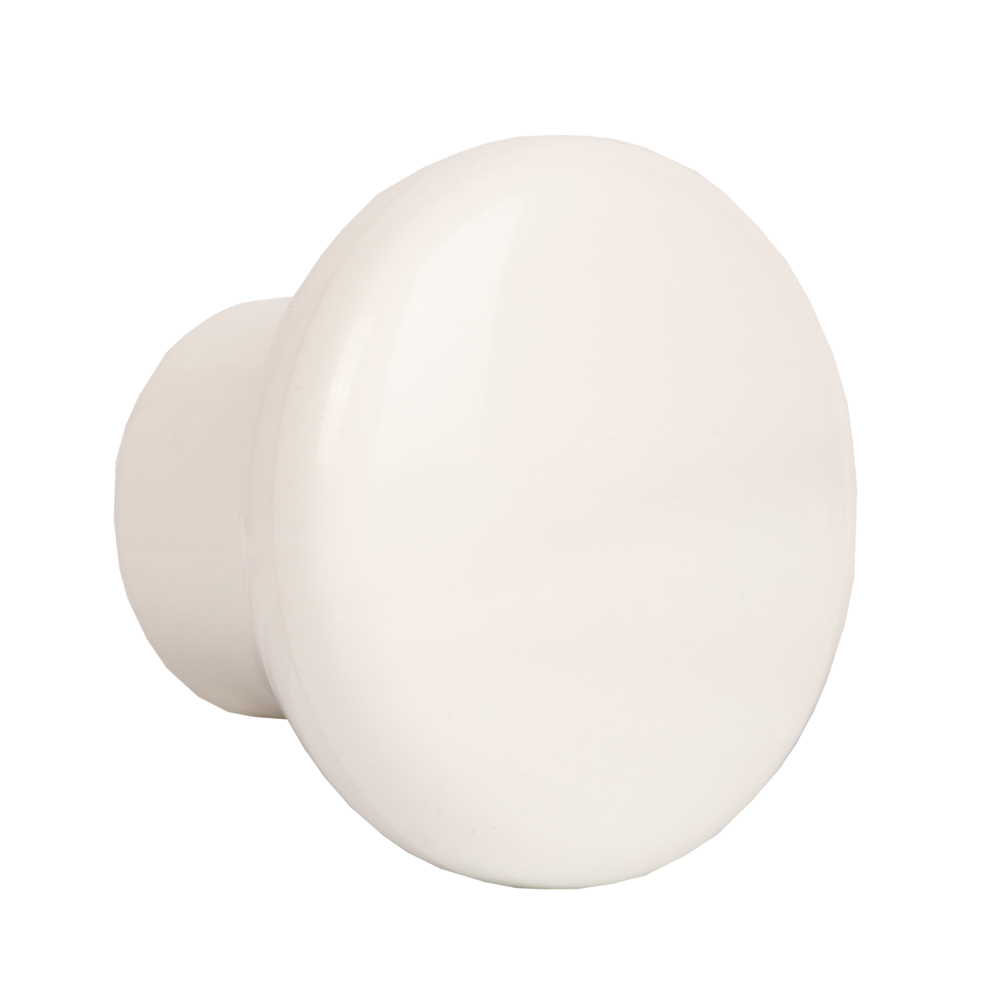 фото Ручка-кноб К-1 пластик цвет белый