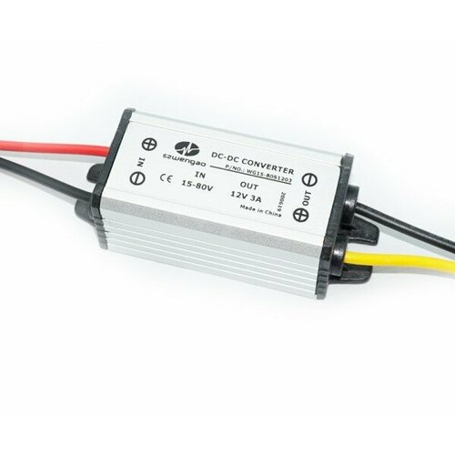 Преобразователь напряжения DC-DC 15-80v на 12v для электросамокатов и других предохранитель efen tps fault terminator 400a dc 80v