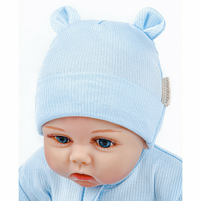 Чепчик бини Amarobaby Fashion bear