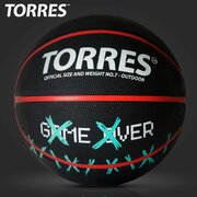 Мяч баскетбольный TORRES Game Over B02217, размер 7