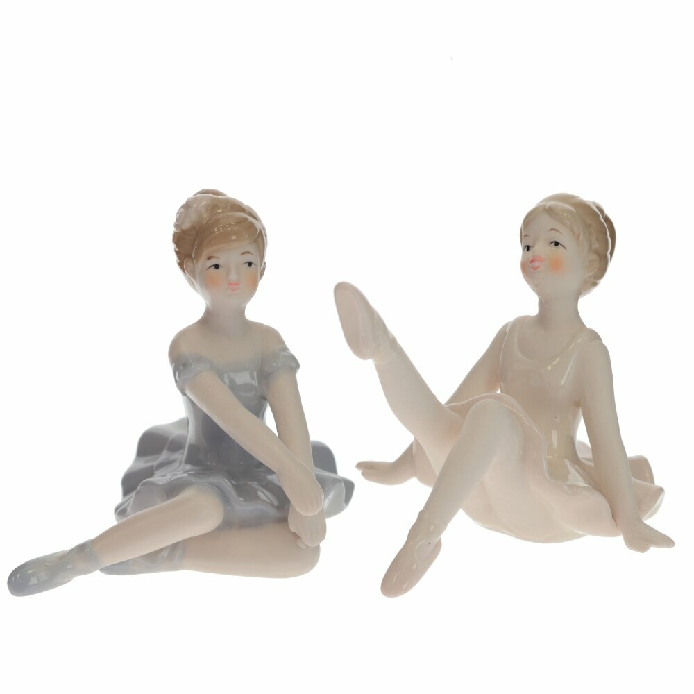 фото Фигурка декоративная "Балерина", L10 W8 H8 см, 2в.