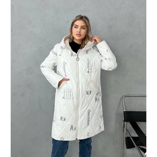 фото Куртка , размер 48(48-50), белый нет бренда