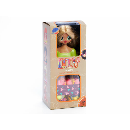 Кукла модель для создания причесок, в коробке манекен торс голова кукла для создания причесок игровой детский набор стилист парикмахер в коробке 913 w