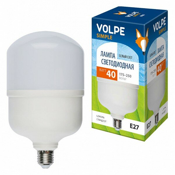Лампа светодиодная Volpe E27 175-250В 40Вт 4000К UL-00002905