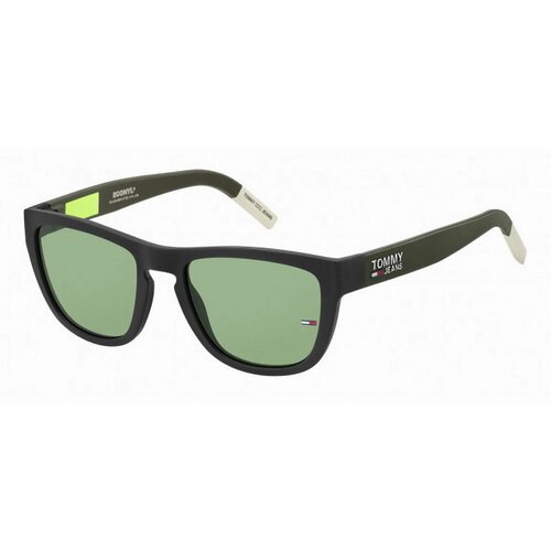 TOMMY HILFIGER, черный, зеленый солнцезащитные очки tommy hilfiger tj 0064 f s 003 9o черный