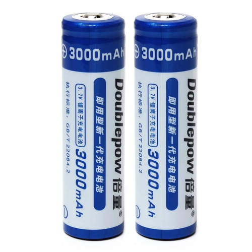 Аккумуляторная батарейка 3000 mAh 1,2В Doublepow размер AA (LR6) 2 шт.
