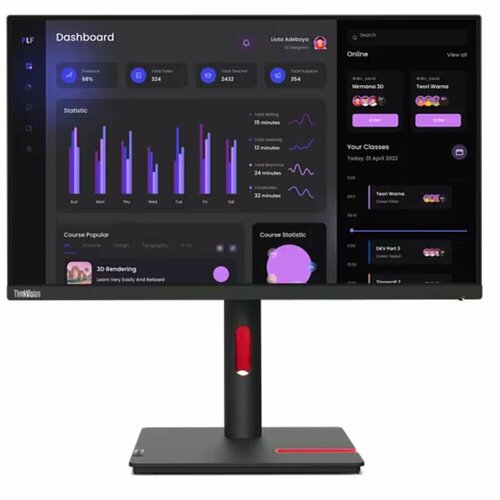 Монитор 24 Lenovo ThinkVision T24i-30 IPS 1920x1080 4 ms HDMI DisplayPort USB 2786700₽