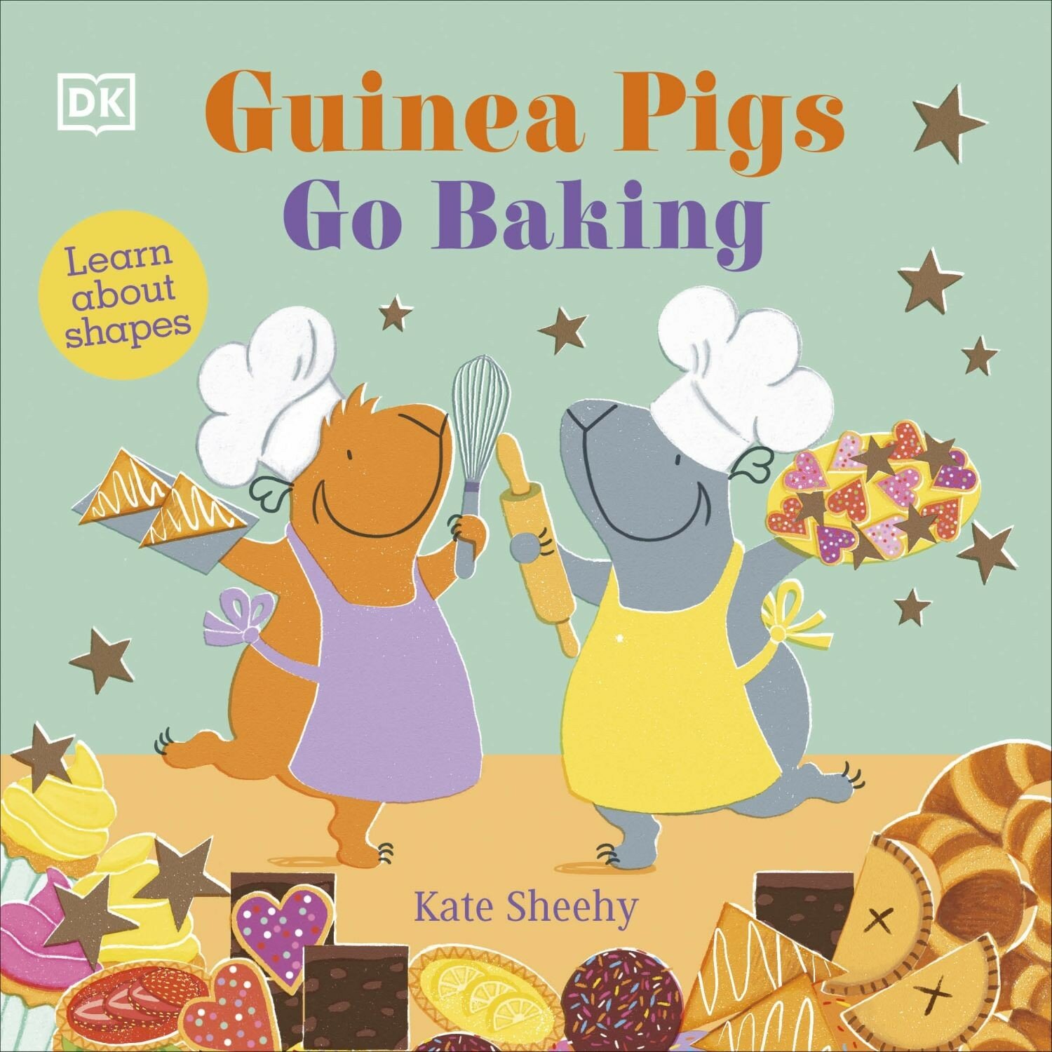 Guinea Pigs Go Baking. Learn About Shapes - фото №1