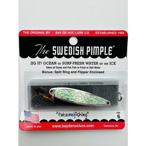 фото Блесна зимняя the swedish pimple 6 bay de noc lure company