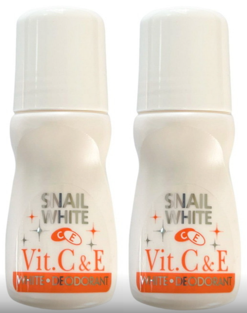 Дезодорант роликовый Civic Snail White, с витаминами С и Е, 60 мл, 2 шт.
