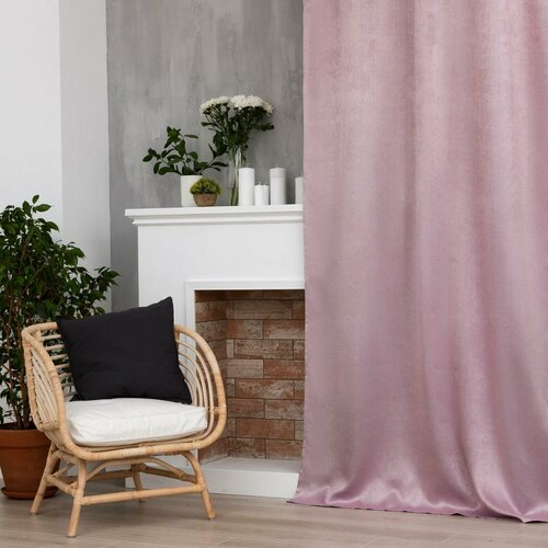 Штора портьерная Этель Классикацв светло-розовый 270300 см100 пэ 2283₽