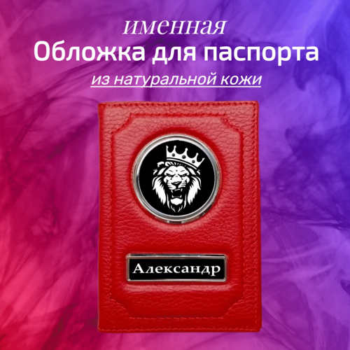 Обложка для паспорта 500-1-500-3, красный