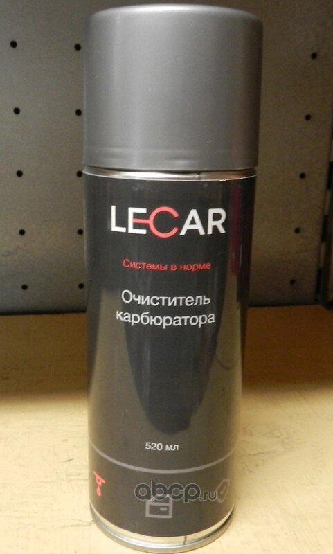 Очиститель карбюратора 520 мл. (аэрозоль) LECAR LECAR000050611