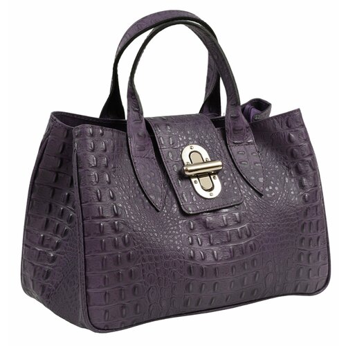фото Сумка sefaro, фактура под рептилию, фиолетовый