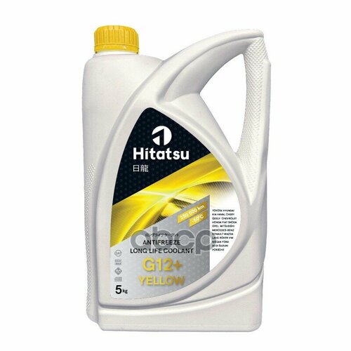 Антифриз Hitatsu Long Life Coolant G12 Yellow Желтый Готовый -45 5Кг Hitatsu арт AFHY5 2493₽