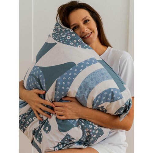 Комплект наволочек 50х70 2шт, YERRNA, перкаль, синий, с2070шв/211911