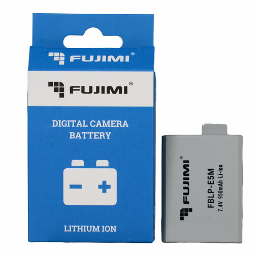 аккумулятор fujimi lp e8 для canon FUJIMI FBLP-E5M (950 mAh) Аккумулятор