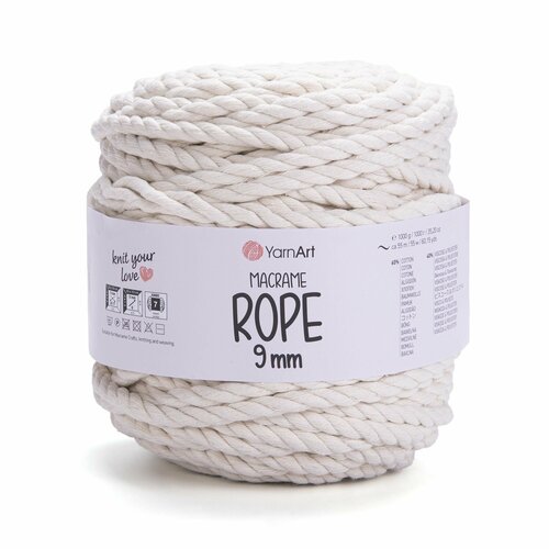 Пряжа YarnArt Macrame Rope 9 mm