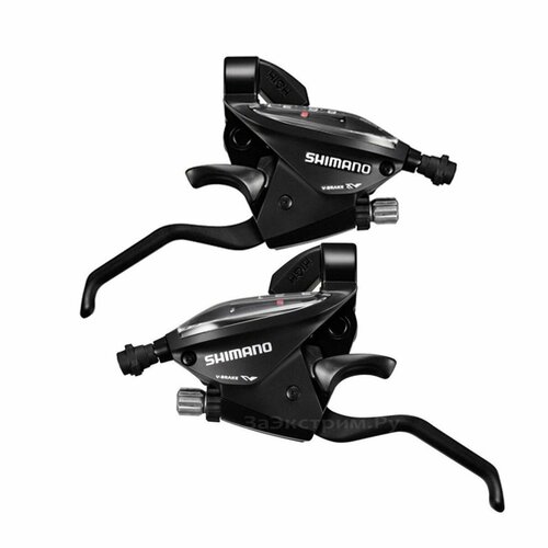 Ручка Dual Control Shimano Tourney ST-EF510 (8ск, черная) переключатель велосипедный shimano tourney sl rs45 7r revo shifter правый 7 скоростей трос 2050 мм st 590079