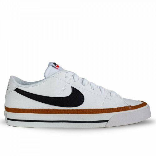 Кеды NIKE, размер 8us/40rus/26cm, коричневый, белый